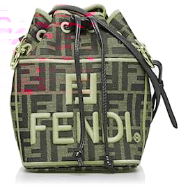 Fendi-Fendi Marron Zucca Roma Amor Mon Tresor-Marron,Rose