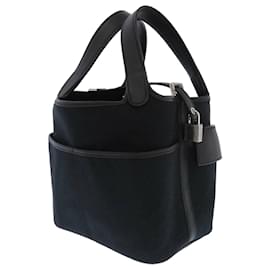 Hermès-Hermes Black Picotin Cargo PM-Black