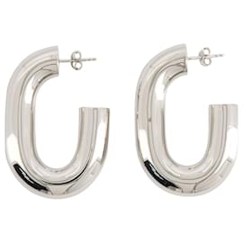 Paco Rabanne-Xl Link Earrings - Paco Rabanne - Brass - Silver-Silvery,Metallic