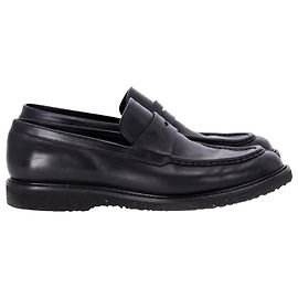 Ermenegildo Zegna Loafers in Black Leather Black