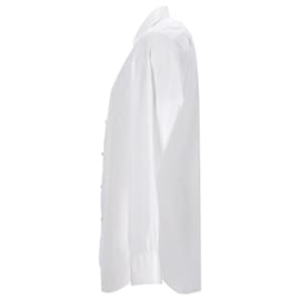 Ermenegildo Zegna-Ermenegildo Zegna Button-down Dress Shirt in White Cotton-White