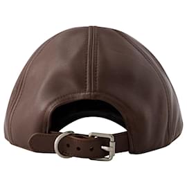 JW Anderson-Baseball Cap - J.W.Anderson - Leather - Brown-Brown