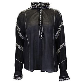Isabel Marant Etoile Isabel Marant Étoile Camicia Lauryn In Cotone Nero Altro