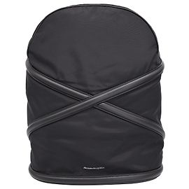 Alexander McQueen The Harness Backpack in Black Nylon Black