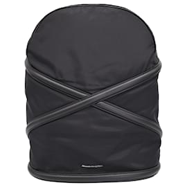 Alexander Mcqueen-Alexander McQueen The Harness Backpack in Black Nylon-Black