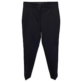 Etro-Etro Straight Leg Pants in Black Cotton-Black