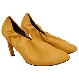 Dries Van Noten-Zapatos de Salón Dries Van Noten Crossover en Cuero Amarillo-Amarillo