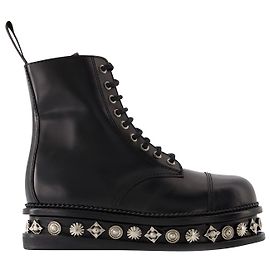AJ1287 Botas - Toga Pulla - Cuero - Negro Negro