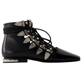 AJ1284 Ankle Boots - Toga Pulla - Leather - Black Black