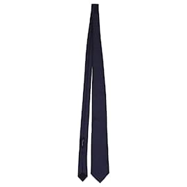 Hugo Boss-BOSS Hugo Boss Cravate à pois en soie bleu marine-Bleu,Bleu Marine