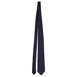 Hugo Boss-BOSS Hugo Boss Dotted Necktie in Navy Blue Silk-Blue,Navy blue