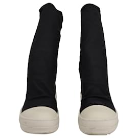 Rick Owens-Rick Owens Sock Sneakers en Polyuréthane Noir-Noir