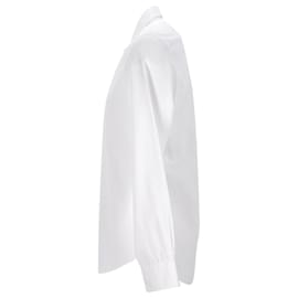Ermenegildo Zegna-Ermenegildo Zegna Button-Down-Hemd aus weißer Baumwolle-Weiß