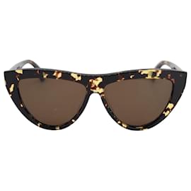 Bottega Veneta-Bottega Veneta BV1018S Tortoise Shell Cat-eye Sunglasses in Brown Acetate-Other