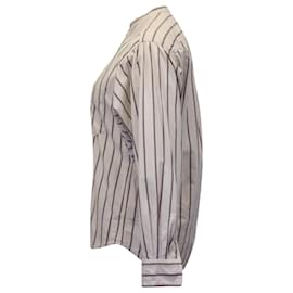 Isabel Marant Etoile-Isabel Marant Étoile Stripe Shirt in Beige Cotton-Other