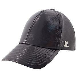 Signature Vinyle Cap - Courreges - Vinyle - Steel Grey Grey