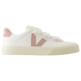 Veja-Recife Logo Sneakers – Veja – Leder – White Babe-Weiß