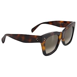 Céline-Celine CL41090 Catherine Cat-eye Sunglasses in Brown Acetate-Brown