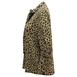 Autre Marque-Blusa Vivetta com estampa de leopardo em viscose multicolorida-Multicor