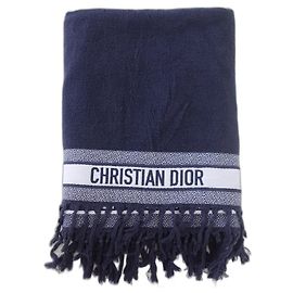 toalha de praia dior Azul