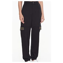 Liu.Jo Studded Pocket Cargo Pants Black Black
