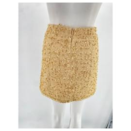 Chanel-CHANEL  Skirts T.fr 36 Polyester-Golden