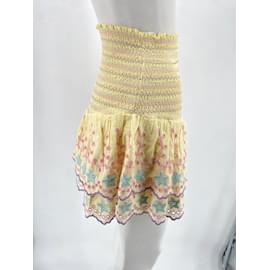 Autre Marque-LOVE SHACK FANCY  Skirts T.International S Cotton-Yellow