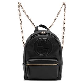 Gucci Black Soho Chain Backpack Black