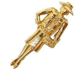 Spilla Chanel Gold Coco Mademoiselle Pin D'oro