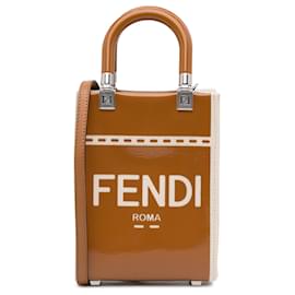 Fendi-Mini cabas marron Fendi Sunshine-Marron