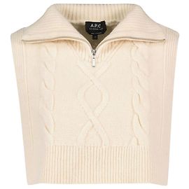 Apc Sciarpa Snood Lola - A.P.C. - Lana - Beige Marrone Beige