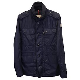 Moncler Lez Field Jacket in nylon blu navy Blu Blu navy