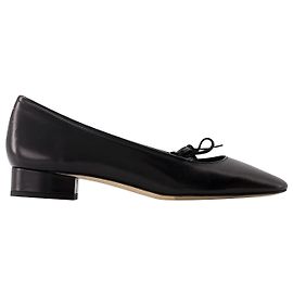 Darya Ballerinas - Aeyde - Pelle - Nero Nero