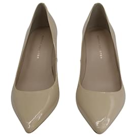 Sophia webster-Sapatos de bico fino Sophia Webster em couro envernizado bege-Bege