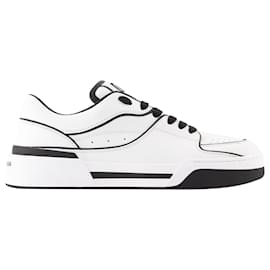 Dolce & Gabbana-New Roma Sneakers - Dolce&Gabbana - Leather - Black/ white-White