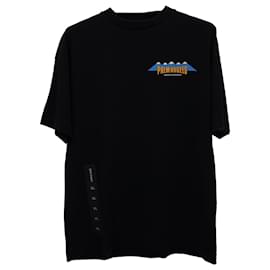 Palm Angels-Palm Angels Yosemite Experience T-Shirt aus schwarzer Baumwolle-Schwarz