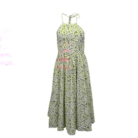Autre Marque-Caroline Constas Gretta Printed Midi Dress in Multicolor Cotton-Other