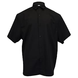 Fear of God-Fear of God Eternal Camisa de manga corta con botones en algodón negro-Negro