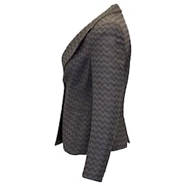 Giorgio Armani-Giorgio Armani Classic Fit Blazer in Grey Rayon-Grey
