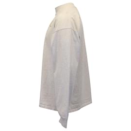 Fear of God-Camiseta de cuello alto y manga larga con estampado de Fear of God Eternal en algodón color marfil-Blanco,Crudo