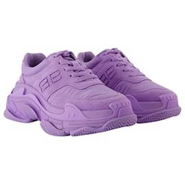 Balenciaga-Triple S Sneakers - Balenciaga - Nylon - Lilac-Purple