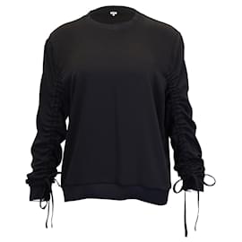 Kenzo-Kenzo Drawstring Sleeve Sweater in Black Polyester-Black