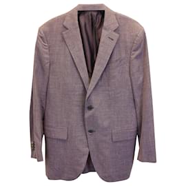 Ermenegildo Zegna-Ermenegildo Zegna Textured Single Breasted Sports Coat in Brown Wool-Brown