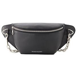 Biker Bumbag - Alexander McQueen - Leather - Black Black