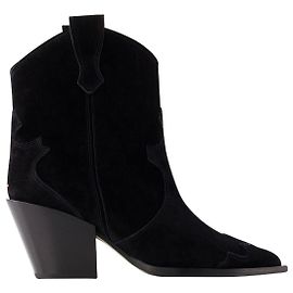Albi Ankle Boots - Aeyde - Leather - Black Black