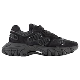Balmain-B-East Sneakers - Balmain - Leather - Black-Black