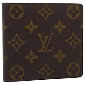 Louis Vuitton-Carteira LOUIS VUITTON Monogram Porte Monnaie Bier Cartes Crdit M61652 auth 44114-Monograma