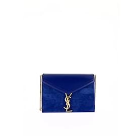 Saint Laurent-SAINT LAURENT  Handbags   Leather-Blue