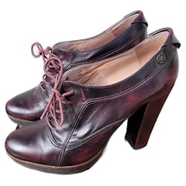 Autre Marque-Ankle Boots-Dark red