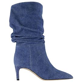 holgado 60 Botas - Paris Texas - Cuero - Lavado medio Azul